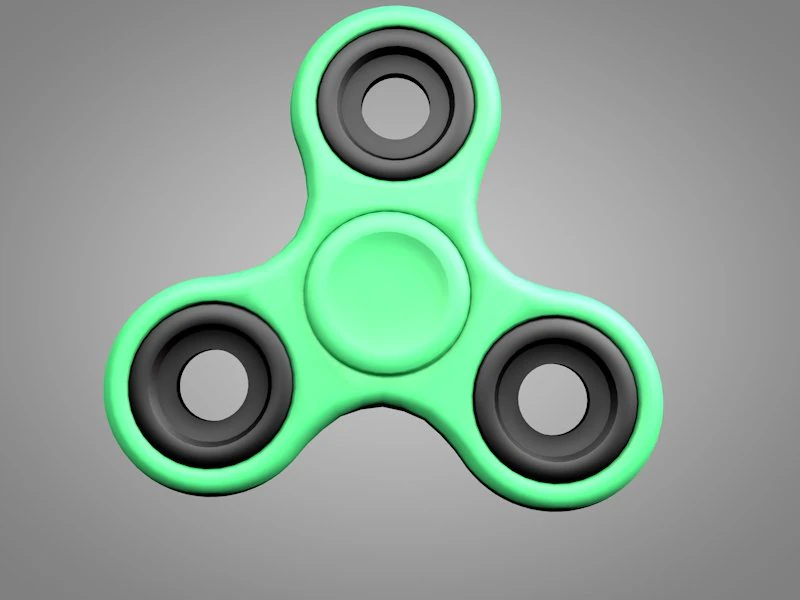 fidget spinner 3D Model .c4d .max .obj .3ds .fbx .stl .blend 
