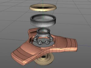 fidget spinner 3D Model
