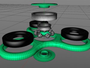 fidget spinner Modelo 3D