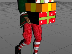 Weihnachtself 3D Modell