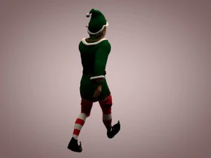 Weihnachtself 3D Modell