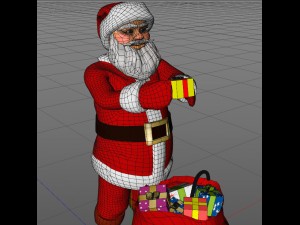santa claus Model 3D