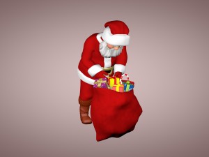 santa claus Model 3D