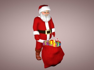 santa claus 3Dモデル