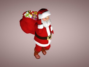 santa claus Model 3D