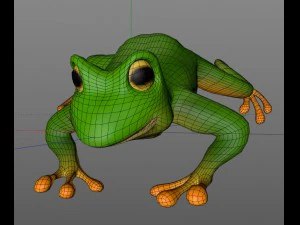 개구리나 두꺼비 3D 모델