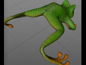 개구리나 두꺼비 3D 모델