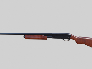 shotremington model 870 3D Модель