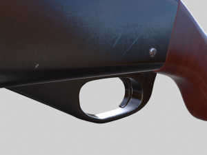 shotremington model 870 3D Модель