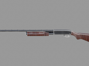 shotremington model 870 3D Модель