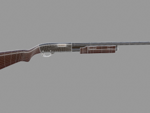 shotremington model 870 3D Модель