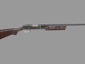 shotremington model 870 3D Model