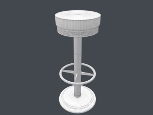bar stool skin 3D Model