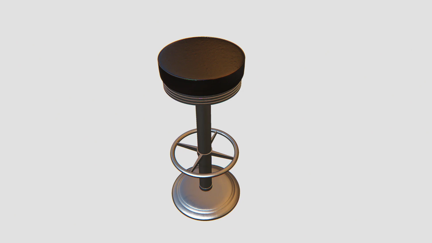 bar stool skin 3D Model .c4d .max .obj .3ds .fbx .stl .blend 