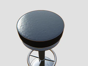 bar stool skin 3D Model