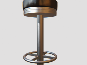 bar stool skin 3D Модель