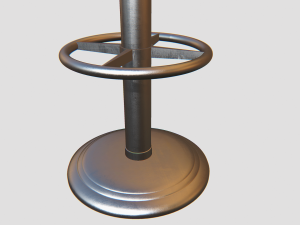 bar stool skin 3D Модель