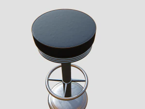 bar stool skin 3D Model