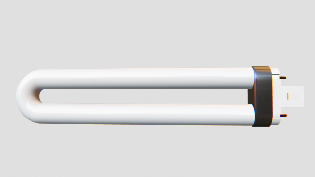fluorescent lamp light 3D 模型 .c4d .max .obj .3ds .fbx .stl .blend 