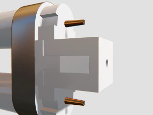fluorescent lamp light 3D Model