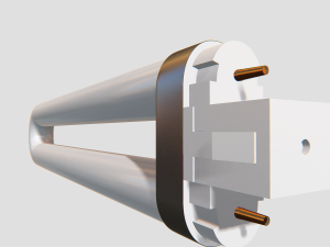 fluorescent lamp light 3D 模型