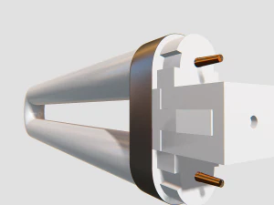 fluorescent lamp light 3D Model
