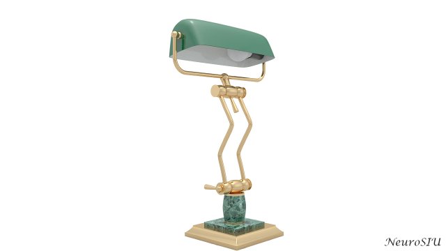 table lamp 009 3D Model .c4d .max .obj .3ds .fbx .stl .blend 