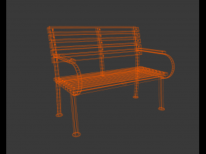 Bench 3D Model