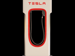 Tesla electric station Model 3D