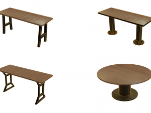 Tables in the loft 12 models 3D 모델