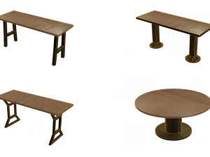 Tables in the loft 12 models 3D Model
