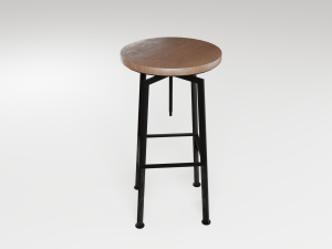 Chairs in the loft Model 3D