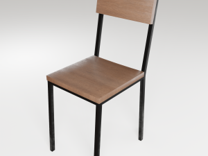 Chairs in the loft Model 3D