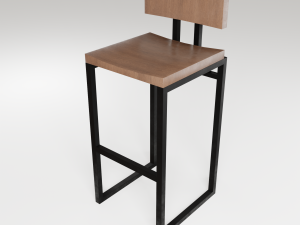 Chairs in the loft Model 3D