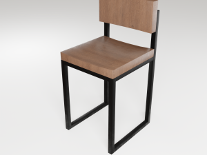 Chairs in the loft Model 3D