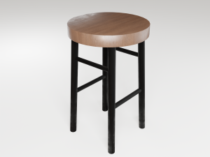 Chairs in the loft Model 3D