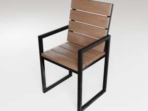 Chairs in the loft Model 3D