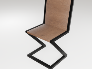 Chairs in the loft Model 3D