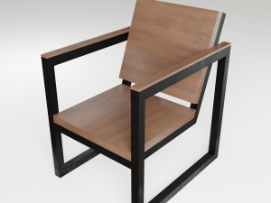Chairs in the loft Model 3D
