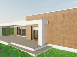 Blender 3D EEVEE Modern house 3D Model