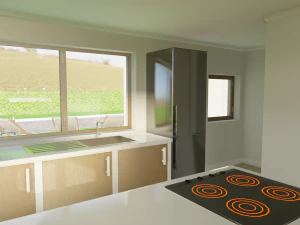 Blender 3D EEVEE Modern house 3D Model
