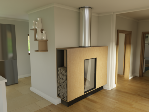 Blender 3D EEVEE Modern house 3D 모델