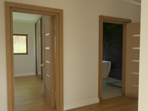 Blender 3D EEVEE Modern house 3D 모델