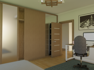 Blender 3D EEVEE Modern house 3D 모델