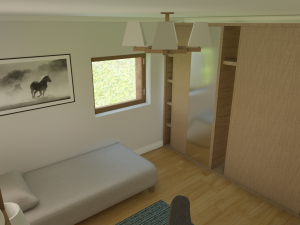 Blender 3D EEVEE Modern house 3D 모델
