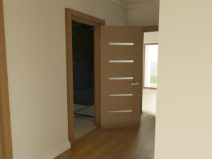 Blender 3D EEVEE Modern house 3D 모델