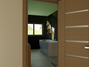 Blender 3D EEVEE Modern house 3D 모델