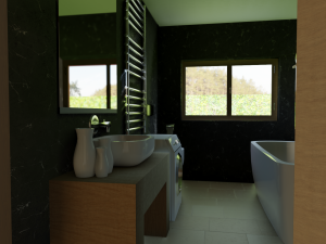 Blender 3D EEVEE Modern house 3D 모델