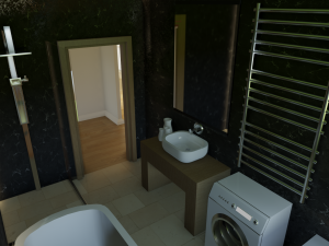Blender 3D EEVEE Modern house 3D 모델