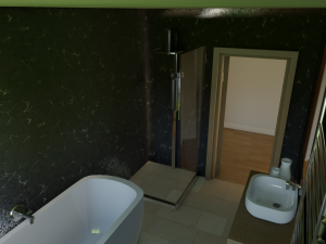 Blender 3D EEVEE Modern house 3D 모델